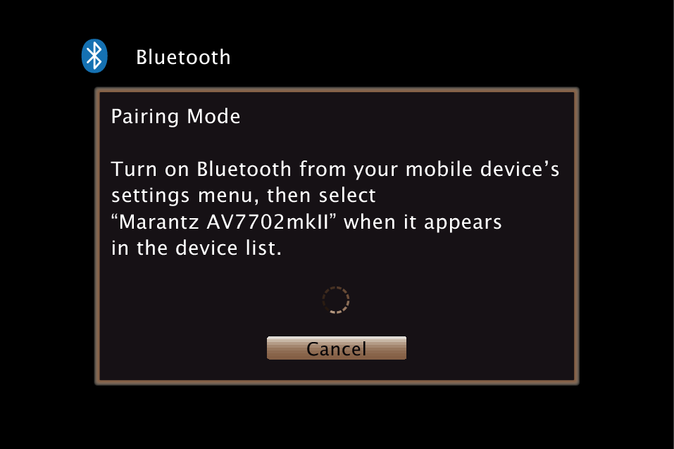 GUI Bluetooth AV7702II